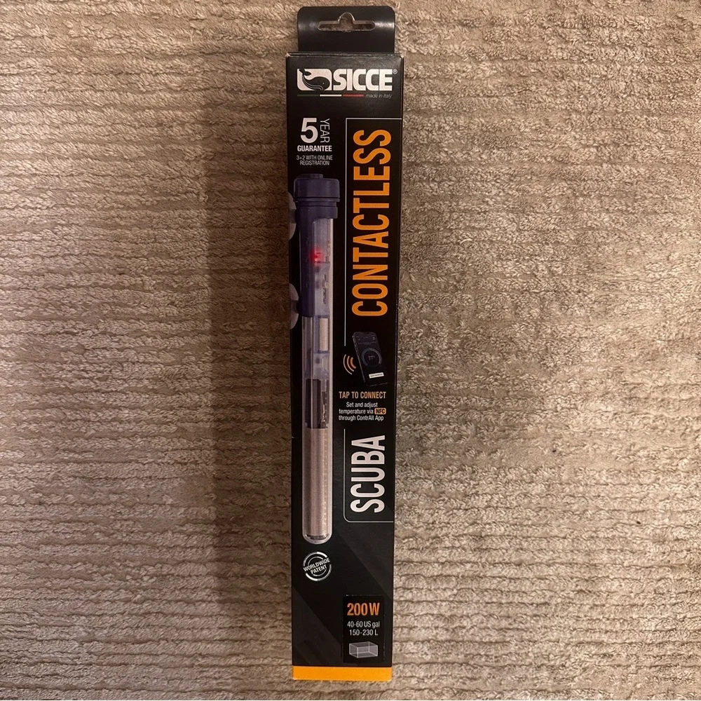 Sicce Scuba Contactless 200W Heater Brand New